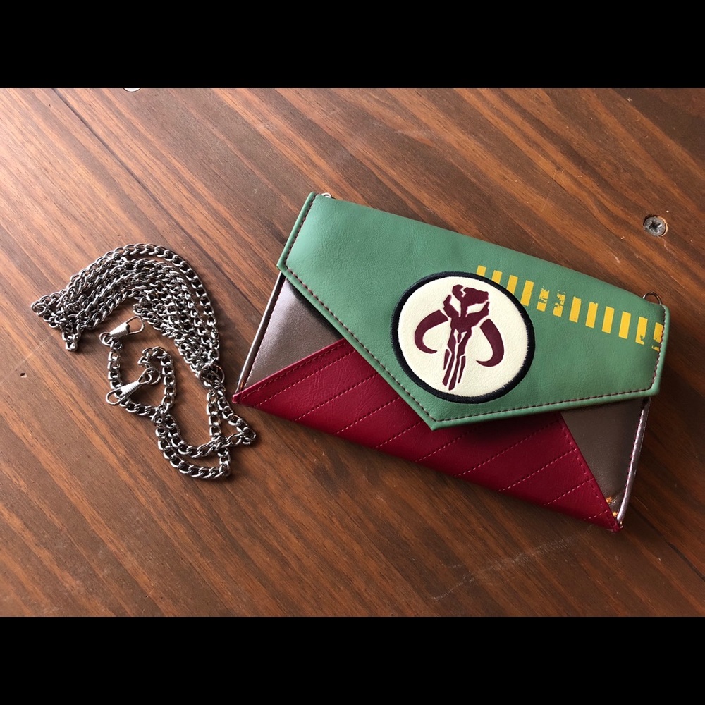 Star Wars Boba Fett Mandalorian Clutch Wallet NEW